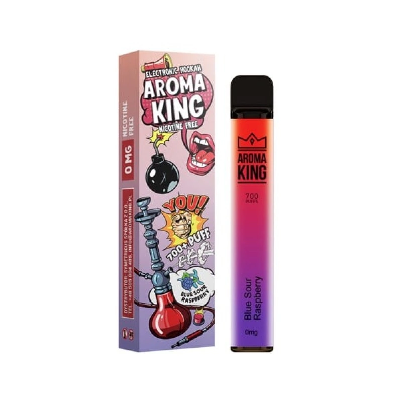 Aroma King 700 Vape Bar E-Shisha Blue Sour Raspberry 0mg