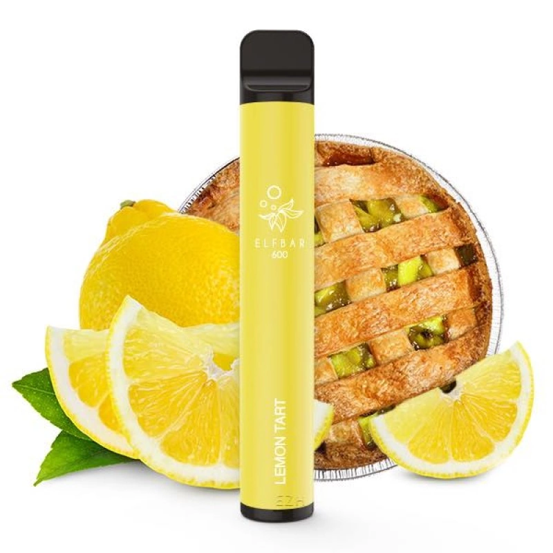 Elf Bar 600 - Lemon Tart Nikotinfrei E-Shisha 600 Züge