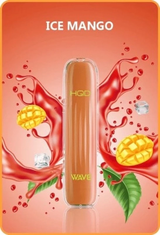 HQD Wave Ice Mango 600 Einweg E-Zigarette 600 Züge 18mg Vape