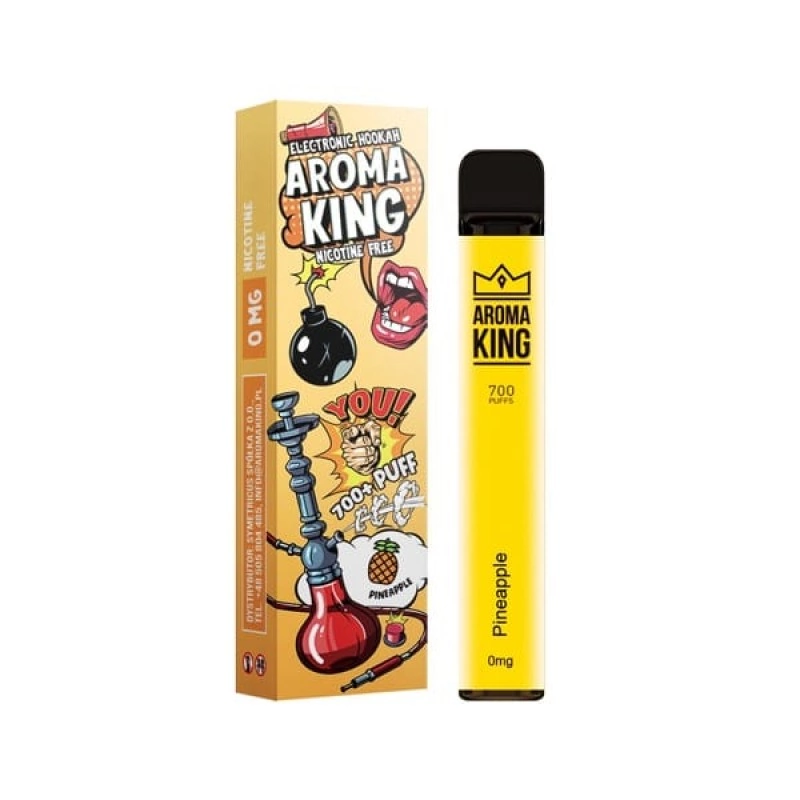 Aroma King 700 Vape Bar E-Shisha Pineapple Ice 0mg