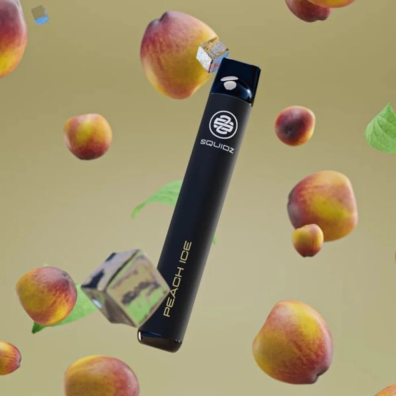 Squidz Peach Ice Einweg E-Shisha Vape Bar 700 Züge