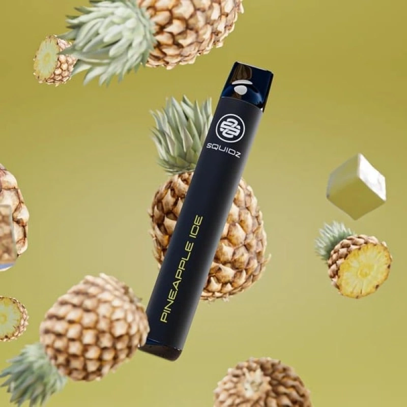 Squidz Pineapple Ice Einweg E-Shisha Vape Bar 700 Züge 20mg